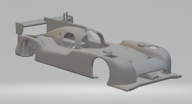 Nissan GT-R LM Nismo 3D 프린트 모델 .c4d .max .obj .3ds .fbx .stl .blend 