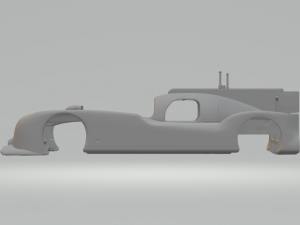 Nissan GT-R LM Nismo 3D 프린트 모델
