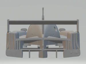 Nissan GT-R LM Nismo 3D Print Model