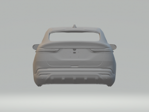 FIAT Fastback Model Cetak 3D