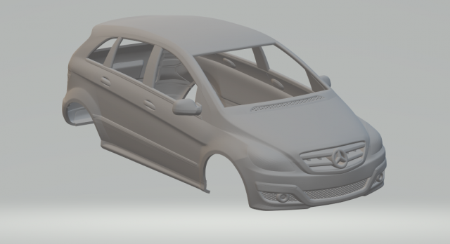 Mercedes benz class b 3D 打印模型 .c4d .max .obj .3ds .fbx .stl .blend 