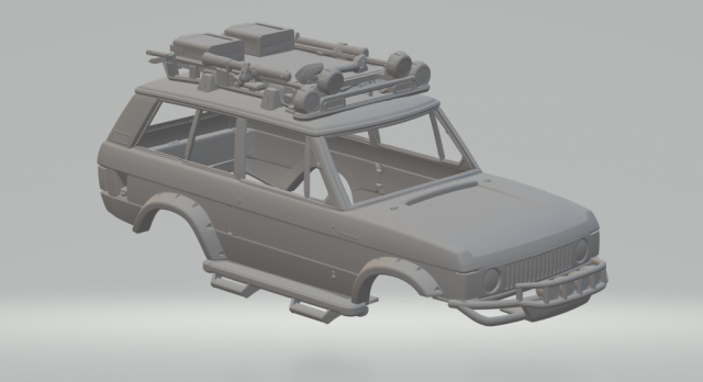 Land rover range rover 70 3D प्रिंट मॉडल .c4d .max .obj .3ds .fbx .stl .blend 
