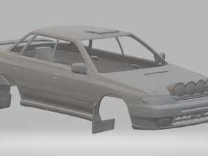 Subaru legacy rally car 3Dプリントモデル