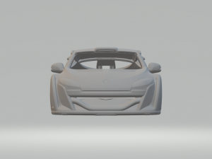 Renault megane race car 3D 프린트 모델