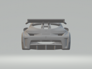 Renault megane race car 3D 프린트 모델