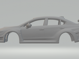 Subaru wrx fast and furious 3D Baskı Modeli