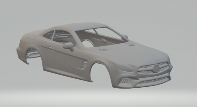 Mercedes benz sl mk8 3D Принт Модель .c4d .max .obj .3ds .fbx .stl .blend 