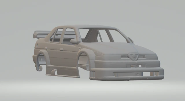 Alfa romeo 155 itc 3D Print Model .c4d .max .obj .3ds .fbx .stl .blend 