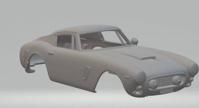 Ferrari 250 Model Cetak 3D .c4d .max .obj .3ds .fbx .stl .blend