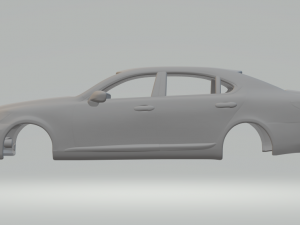 Lexus hybrid ls 3Dプリントモデル