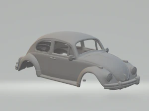 Volkswagen седан fusca бр 3D Принт Модель