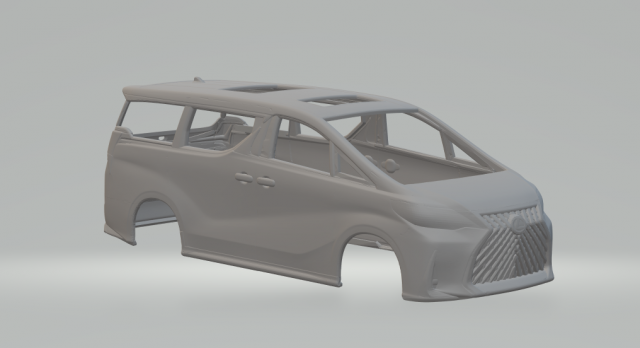 Lexus lm 3D 打印模型 .c4d .max .obj .3ds .fbx .stl .blend