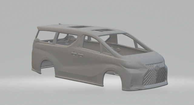 Lexus lm 3D Print Model .c4d .max .obj .3ds .fbx .stl .blend 