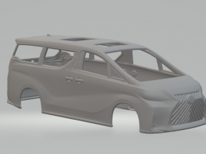 Lexus lm 3Dプリントモデル
