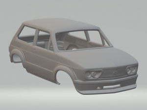 Volkswagen brasilia race car v2 Model Cetak 3D