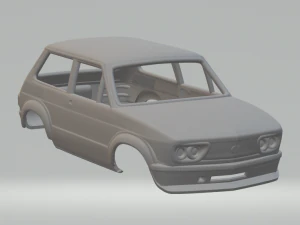 Volkswagen brasilia race car v2 3D Print Model