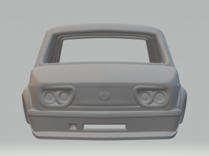 Volkswagen brasilia race car v2 Modello di stampa 3D