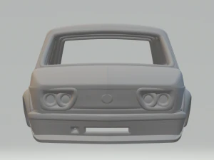 Volkswagen brasilia race car v2 3D Print Model