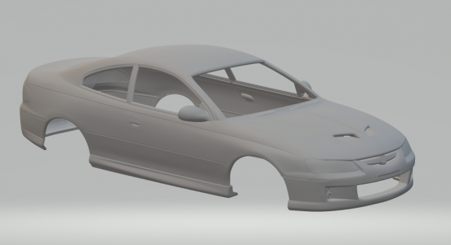 Holden monaro 3D Print Model .c4d .max .obj .3ds .fbx .stl .blend 