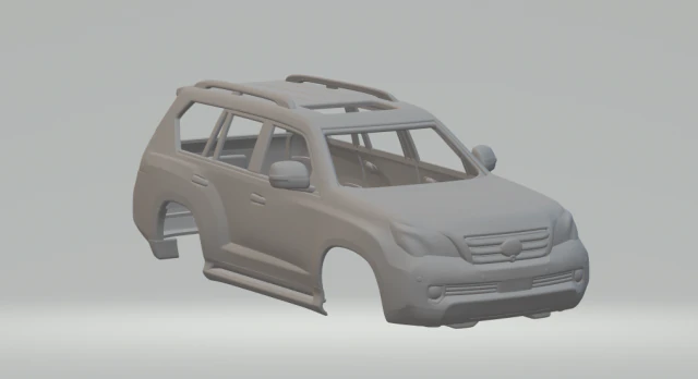 Lexus gx 2010 3D Print Model .c4d .max .obj .3ds .fbx .stl .blend