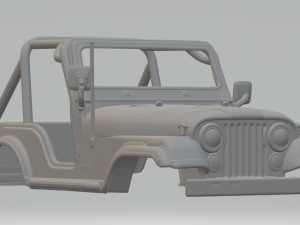 JEEP CJ5 3D प्रिंट मॉडल