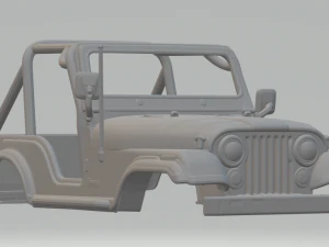 JEEP CJ5 Modelo de impresión 3D