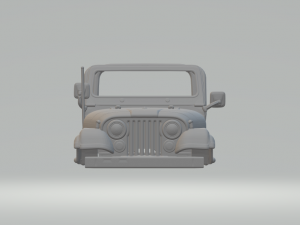 JEEP CJ5 3D 打印模型