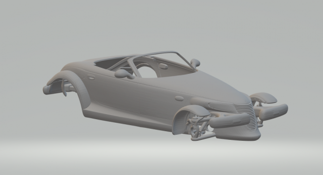 Plymouth prowler 3D Baskı Modeli .c4d .max .obj .3ds .fbx .stl .blend 