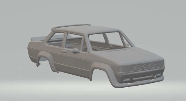 Volkswagen jetta race car 3D Принт Модель .c4d .max .obj .3ds .fbx .stl .blend 