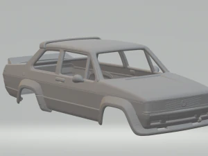 Volkswagen jetta race car 3D Print Model