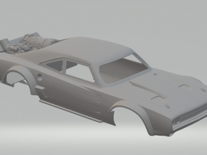 Dodge charger fast and furious 3Dプリントモデル