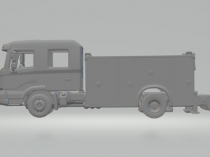 Hyundai pavise service truck 3D-printmodel