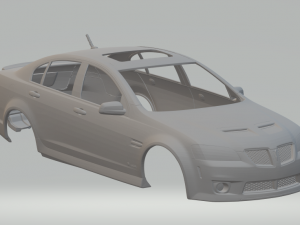 Pontiac g8 3D प्रिंट मॉडल