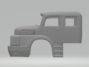 Cabin mercedes benz 1934 3D Print Model