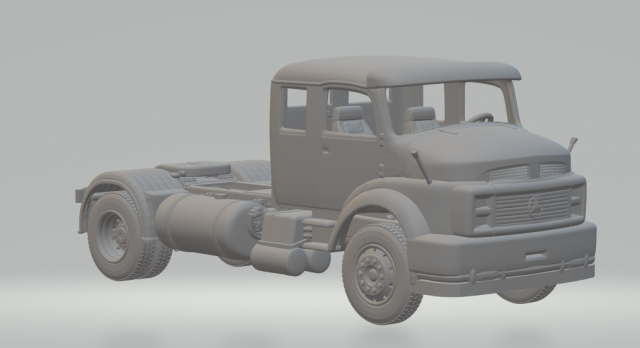 Mercedes benz 1525 86 3D Baskı Modeli .c4d .max .obj .3ds .fbx .stl .blend 