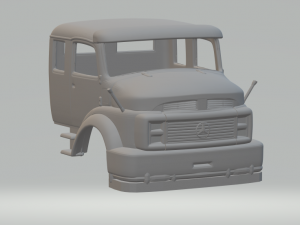 Mercedes benz 1525 86 cabin Modelo de Impressão 3D