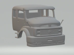 メルセデスベンツ 1525 86 キャビン 3Dプリントモデル
