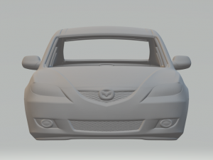 Mazda 3 sedan 3Dプリントモデル