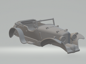 1931 Bentley 4 Litre Blower 3D Print Model