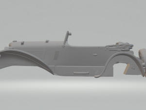 1931 Bentley 4 Litre Blower 3D Принт Модель