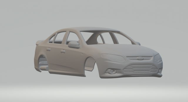 Falcon mk7 sedan Modelo de Impressão 3D .c4d .max .obj .3ds .fbx .stl .blend 