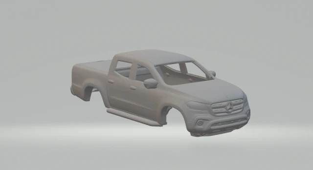 Mercedes benz class x 3D Print Model .c4d .max .obj .3ds .fbx .stl .blend