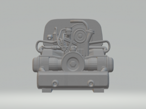 Engine vw pen holder 3D Print Model