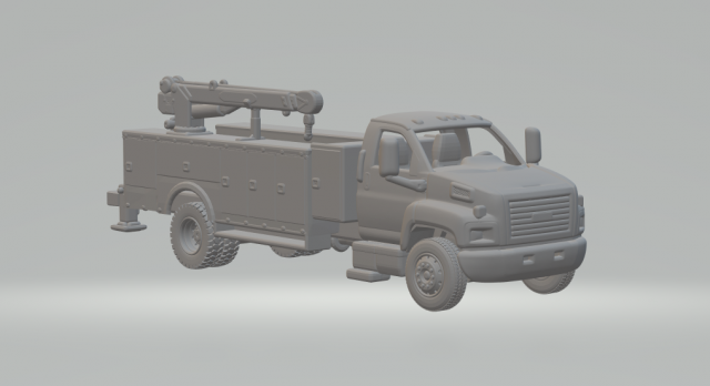 Gmc topkick Model Cetak 3D .c4d .max .obj .3ds .fbx .stl .blend 