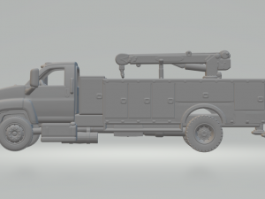 Gmc topkick Model Cetak 3D