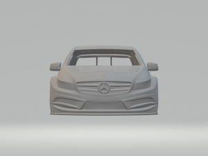 Mercedes benz class a race car 3D Print Model