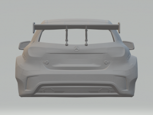 Mercedes benz class a race car 3D Print Model