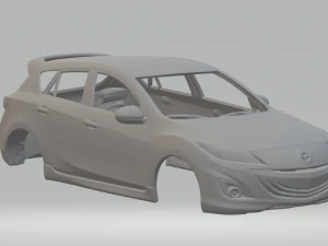Mazda 3 luik 3D printmodel