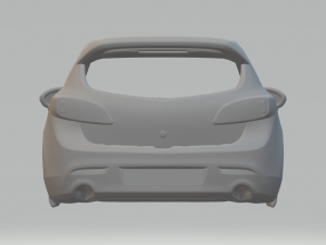 Mazda 3 hatch Modelo de Impressão 3D