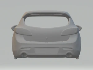 Mazda 3 hatch 3D Print Model